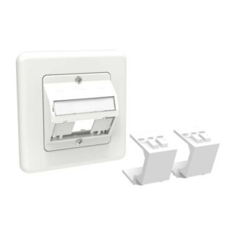 3-v RJ45 SL (UTP) 80mm Wit