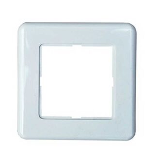 Afdekraam 80x80mm/50x50mm Wit