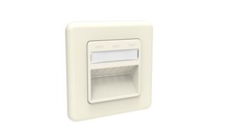 3-v Inbouwunit SL 50x50 Almond