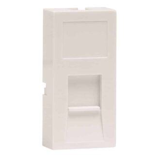 Shuttered Faceplate 22,5x45mm 1P
