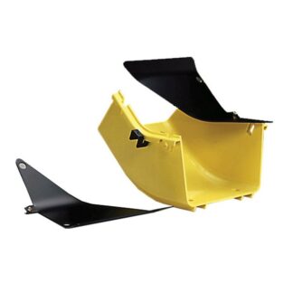 4x6 45° Elbow Vertical Up met Cover