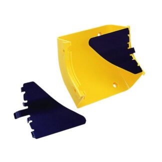 2x6 45° Elbow Vertical Up met Cover