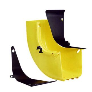4x4 90° Elbow Vertical Up met Cover