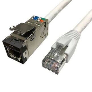 NCC Cat6A FTP plug-jack Wh 15m
