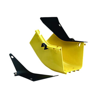 4x4 Elbow 45° Vertical Up met Cover